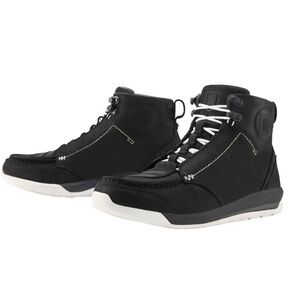 Icon 1000 Truant 2 black leather motorcycle boots size 13